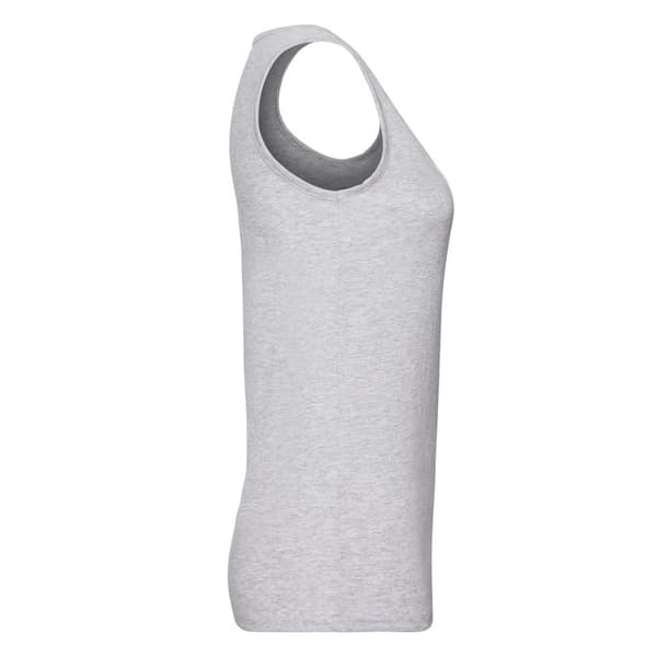 Fruit of the Loom Dam/dam Valueweight Heather Lady Fit Vest Top
