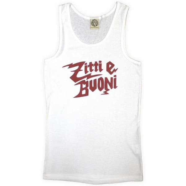 Maneskin Unisex Adult Zitti e Buoni Vest Top White XXL