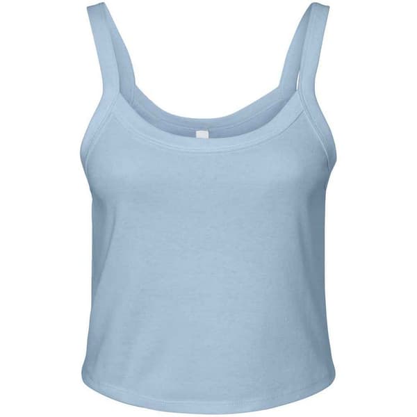 Bella + Canvas Womens/Ladies Micro-Rib Spaghetti Strap Tank Top