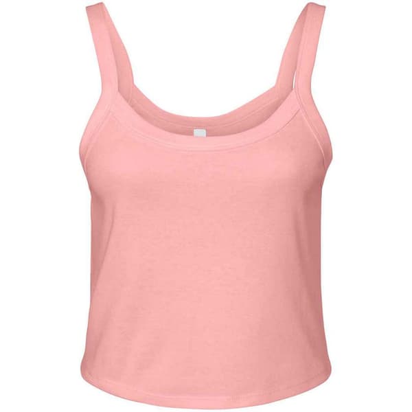 Bella + Canvas Womens/Ladies Micro-Rib Spaghetti Strap Tank Top