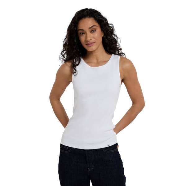 Animal Womens/Ladies Ribbed Organic Tank Top