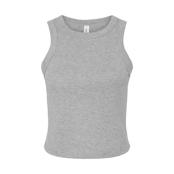 Bella + Canvas Linnen Heather Racerback Tank Top för damer/kvinnor