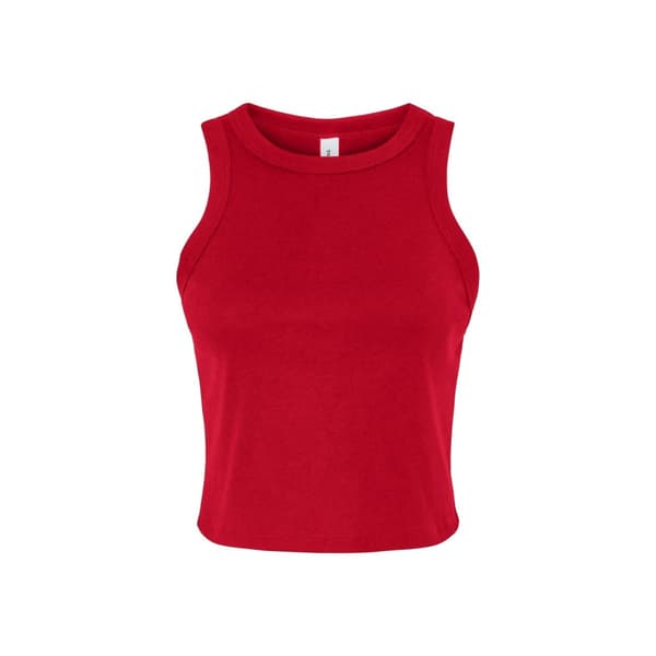 Bella + Canvas Racerlinne i mikrofiber för damer/damer Solid Red XL