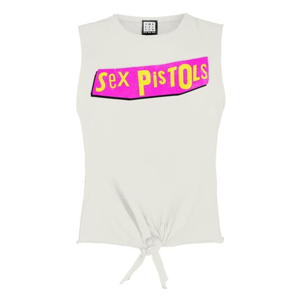 Amplified Womens/Ladies Driver Sex Pistols Vintage Logo Crop Top