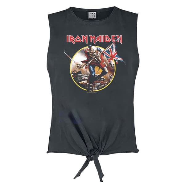 Amplified Womens/Ladies Killers Iron Maiden Vintage Crop Top