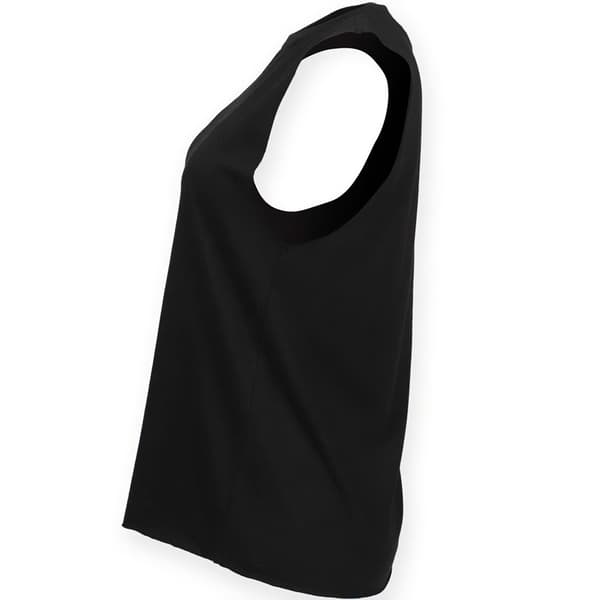 Skinni Fit Womens/Ladies High-Neck Tank Top