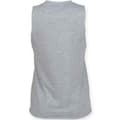 Miniatyrbillede 2 af 3: Skinni Fit Womens/Ladies Heather High-Neck Vest Top