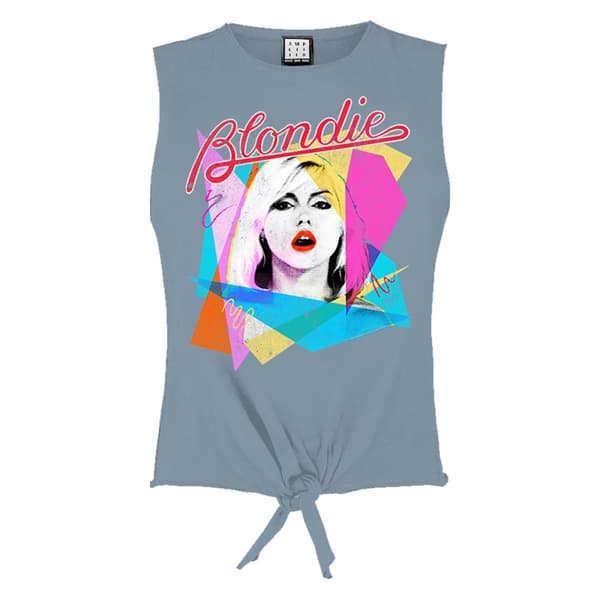 Amplified Ahoy 80s Blondie Crop Top til kvinder/damer Ahoy 80s Blondie
