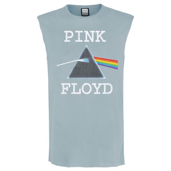 Amplified Mens Dark Side Of The Moon Pink Floyd Ärmlös Tank Top