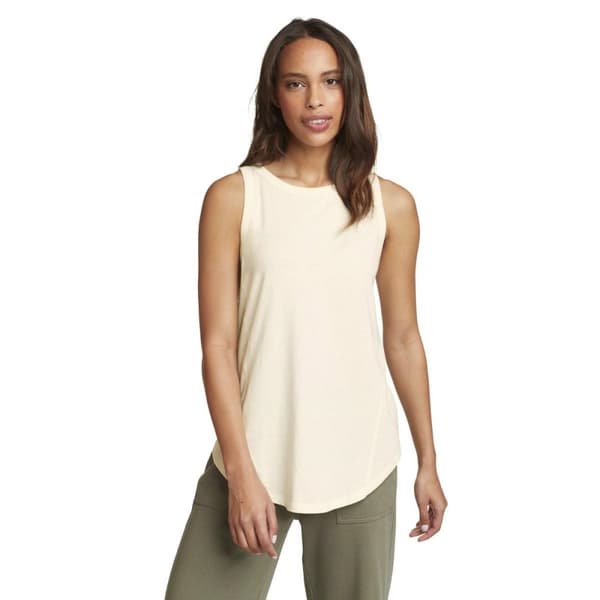 Eddie Bauer Everyday Essentials - Tank Top med nyhet för dam och dam Ivory S