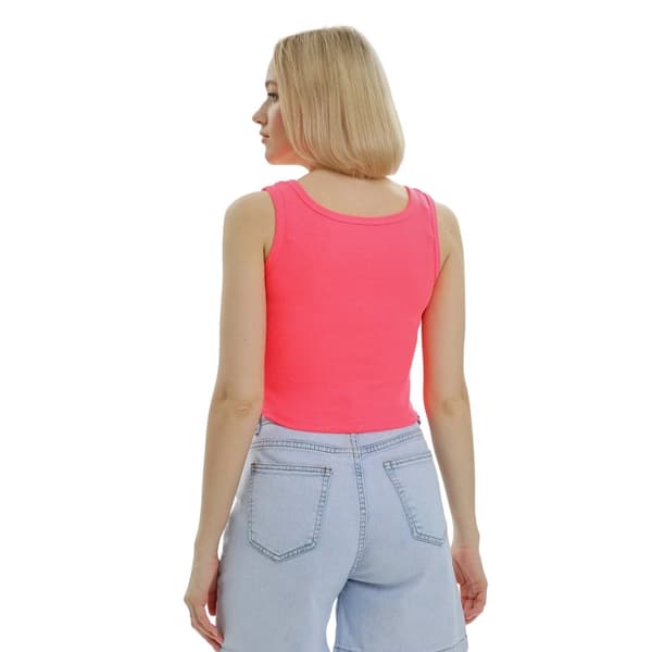 Lookus Womens/Ladies Mercan Button Crop Top