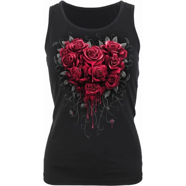 Spiral Direct Womens/Ladies Bleeding Heart Sleeveless Top