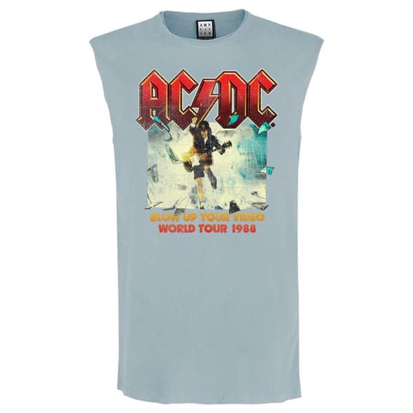 Amplified Mens Blow Up Your Video AC/DC Ärmlös Tank Top