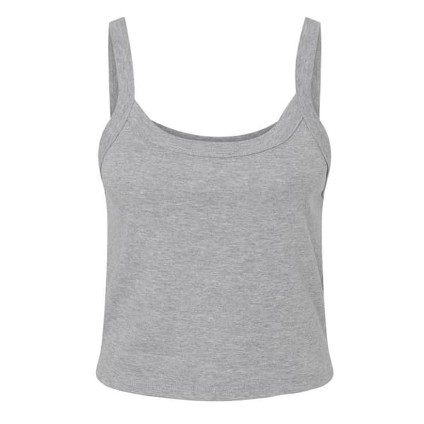 Bella + Canvas Dam/Ledam Heather Tank Top Athletic Grey 18 UK