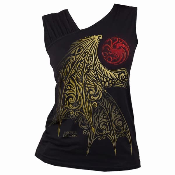 Spiral Direct Womens/Ladies House Of The Dragon Tank Top Black S