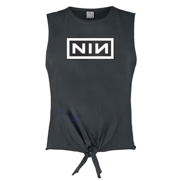 Amplified Womens/Ladies Logo Nine Inch Nails Sleeveless Tank Top