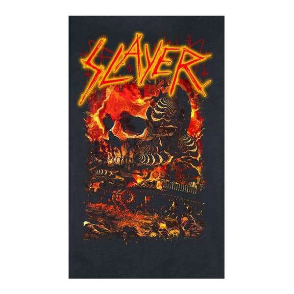 Amplified Mens War Skull Slayer Sleeveless Tank Top