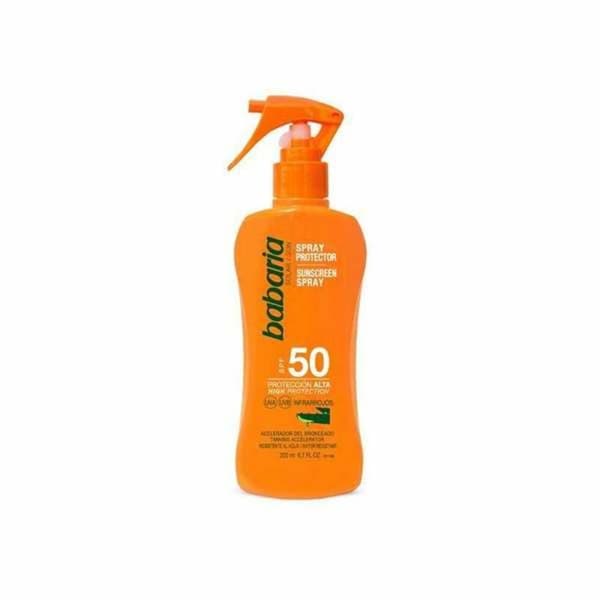 Kropps-solkremspray Babaria Spf 50 200 ml