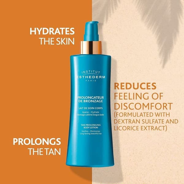 Återfuktande kroppsmjölk Institut Esthederm PROLONGATEUR DE BRONZAGE 200 ml Förlänger solbrännan