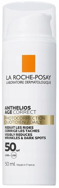 LA ROCHE-POSAY ANTHELIOS Age Correct SPF50+ Kevyt valokorjausvoide 50 ml