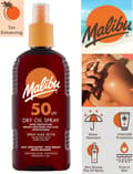 Miniatyrbild 1 av 3: Malibu High Protection Dry Oil Spray Waterproof 200ml SPF 50