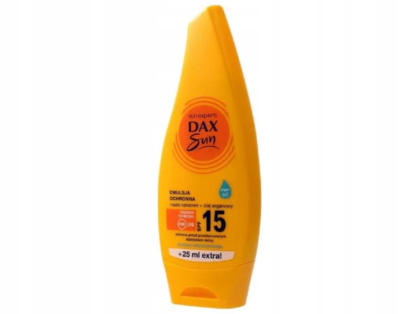 DAX SUN Emulsion SPF15 KAKAOSMÖR ARGANOLJA för solbad 175 ml