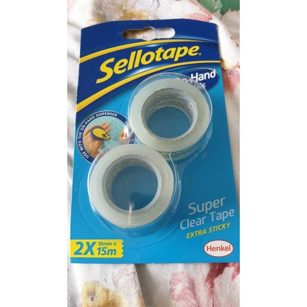 Sellotape On Hand Refill (pakke med 2)