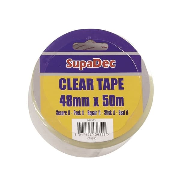 SupaDec Clear Tape
