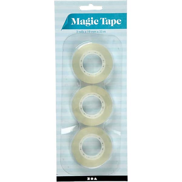 Magic Tape, B: 19 mm, 20x33 m/ 1 pk.