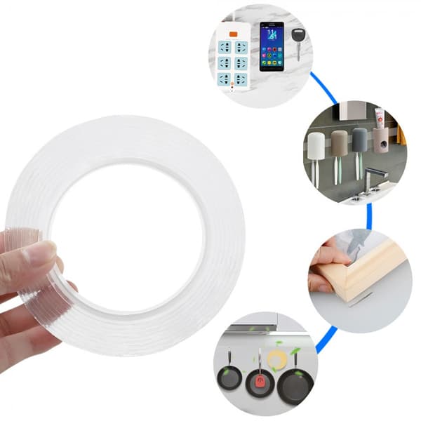 Super Nano Tape | Återanvändbar dubbelhäftande tejp 3 m