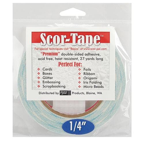 Scor-Tape - 1/4" - 6 mm bred - Syrafri - Värmetålig