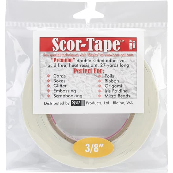 Scor-Tape - 3/8" - 10 mm bred - Syrafri - Värmetålig