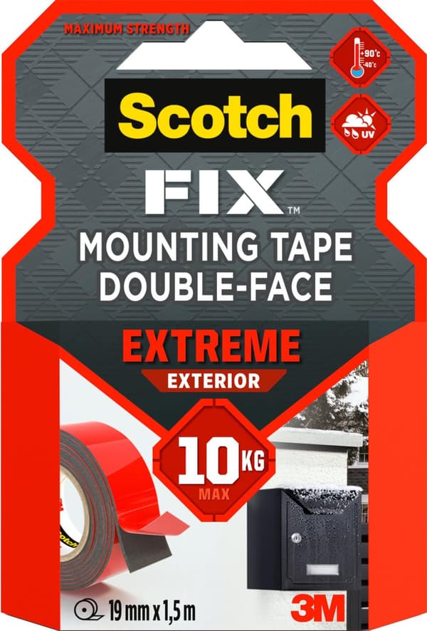 Monteringstejp SCOTCH super 1,5mx19mm