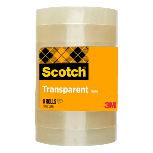 Kontorstejp SCOTCH 508 standard 19mmx66m 8st