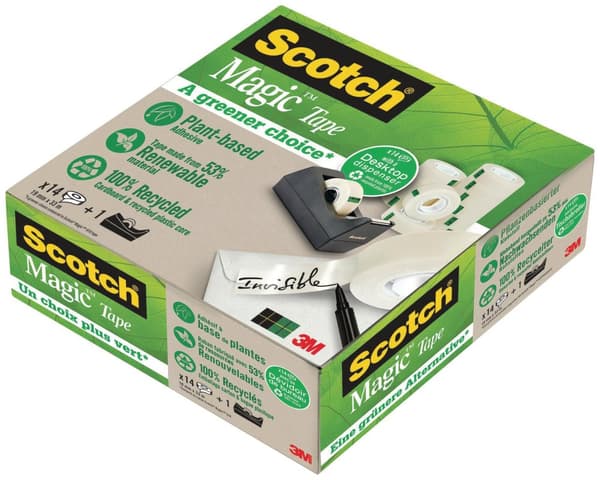 Dokumenttejp SCOTCH 19mmx33m +C38 14/fp