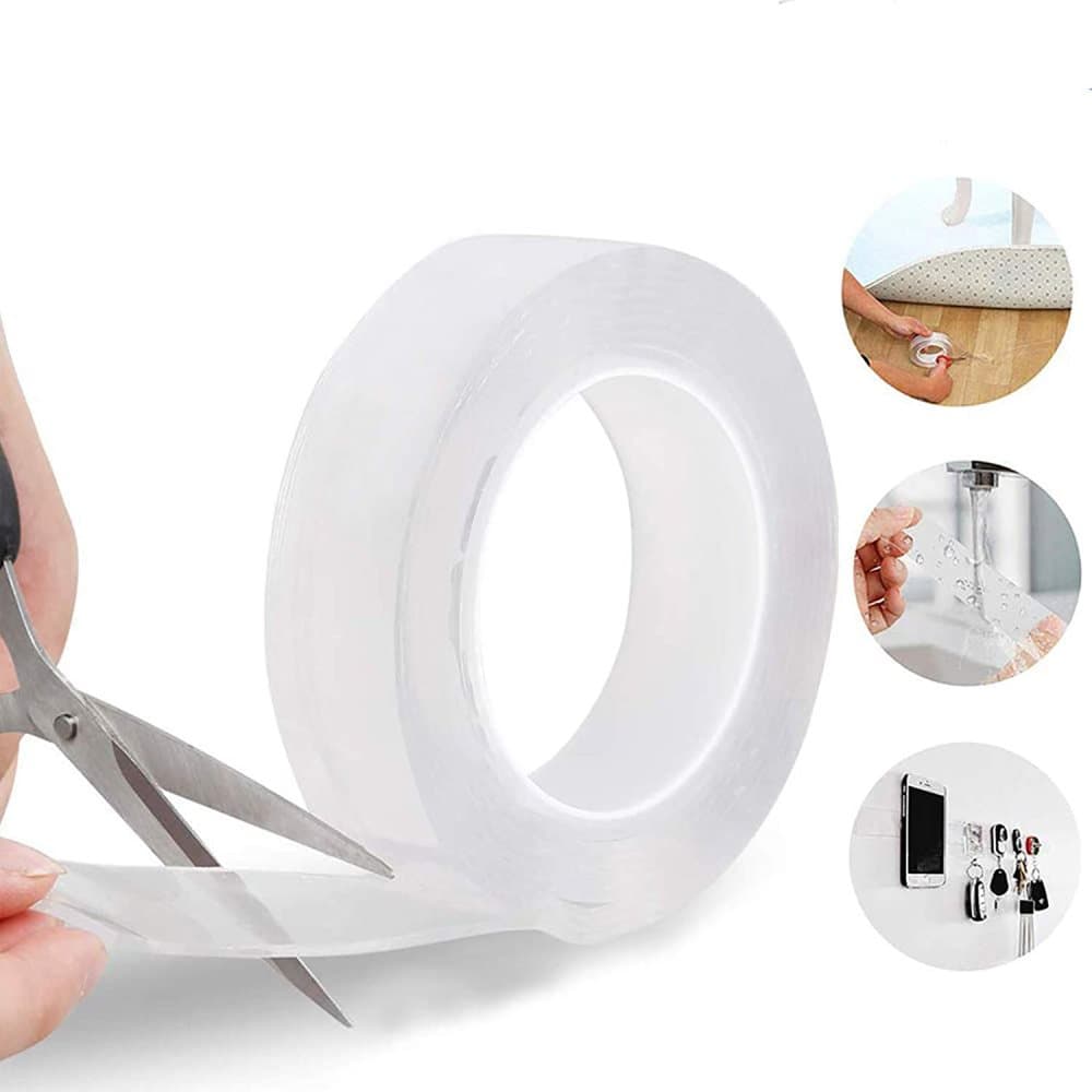 Nano Tape | Återanvändbar dubbelhäftande tejp 3 m