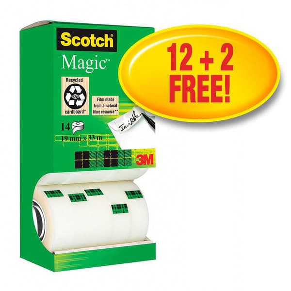 Dokumenttejp SCOTCH 810 19mmx33m 14/fp