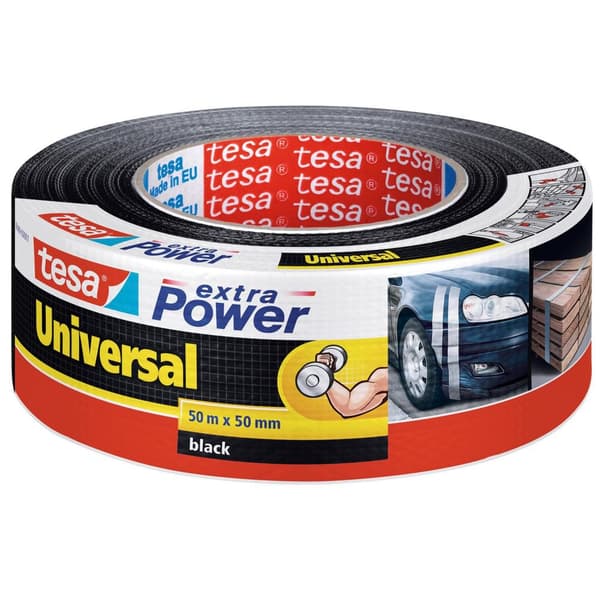 Vävtejp TESA Extra Power 50mmx50m silver