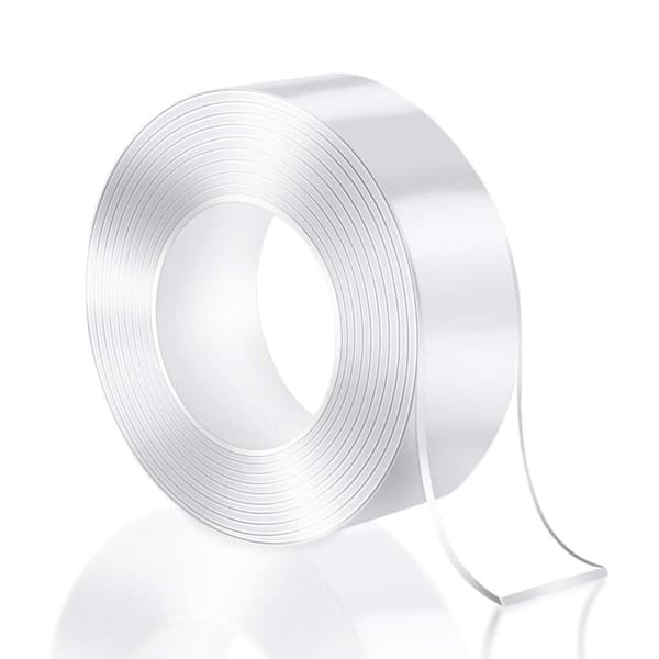 Genanvendelig NanoTape Dobbeltsidet Transparent 5 m