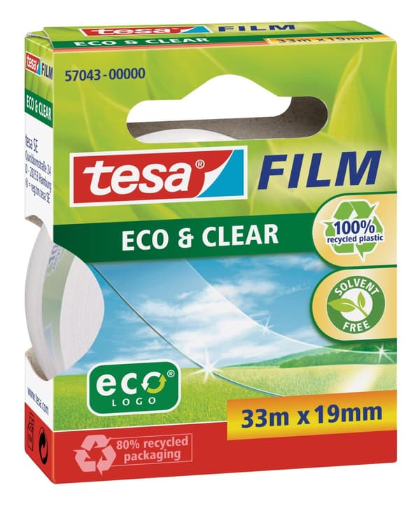 Kontorstejp TESA Eco 33mx19mm 10st