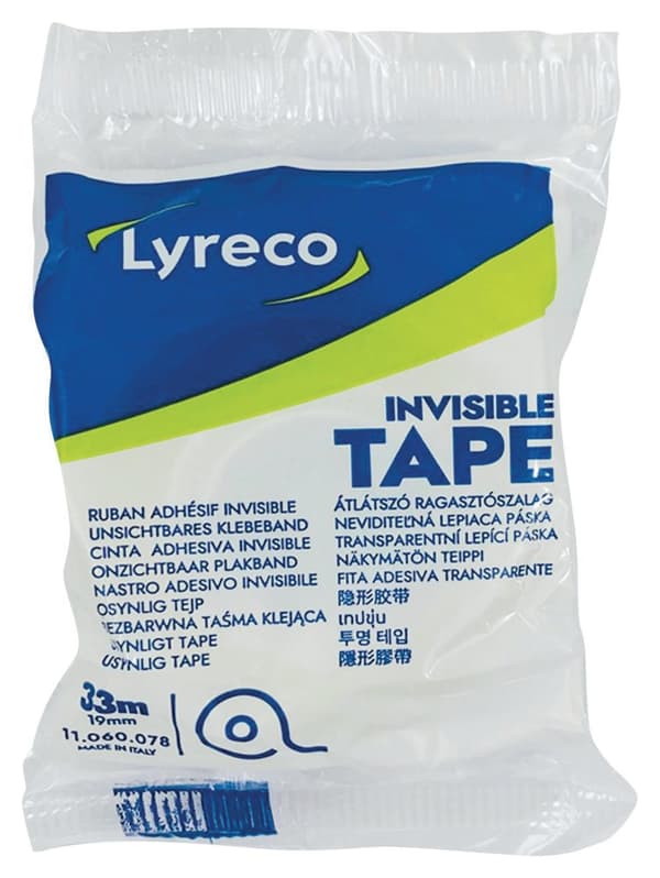 Dokumenttejp LYRECO 19mmx33m 8/fp