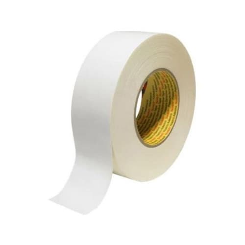 Tejp textil plastbelagd 25mmx50m vit