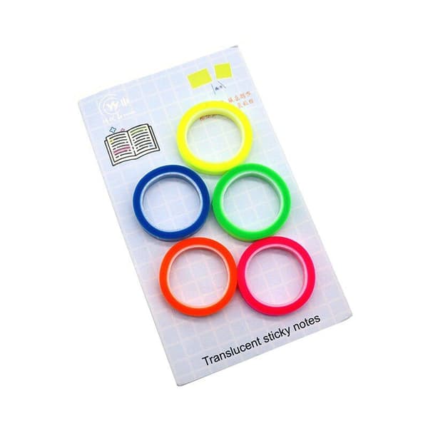 Tejp i Olika Färger - Highlighter - 5 Rullar