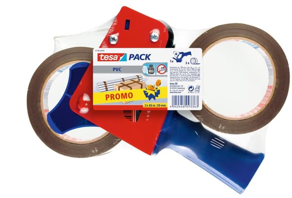 Tejpset TESA hållare + 2 packtejp