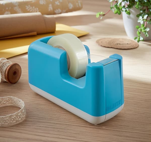 Tejpdispenser LEITZ COSY inkl. tejp blå