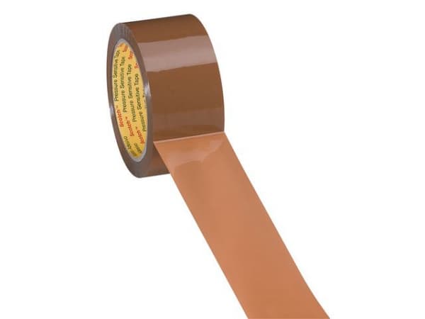 Emb.tape Scotch Hotmelt 50Mmx66 Brun (6 stk) (1 stk.)