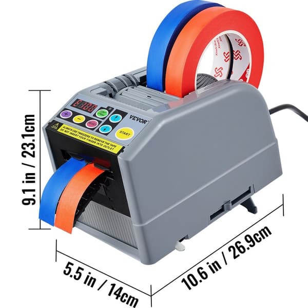 Automatisk Tape Skæremaskine, Papir Skæremaskine Dispenser, Elektrisk Tape Skærer, ZCUT-9