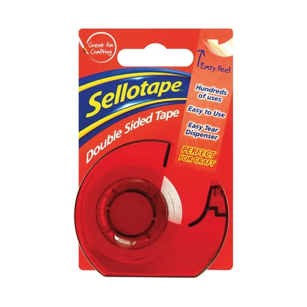 Sellotape Double Sided Tape & Tape Dispenser