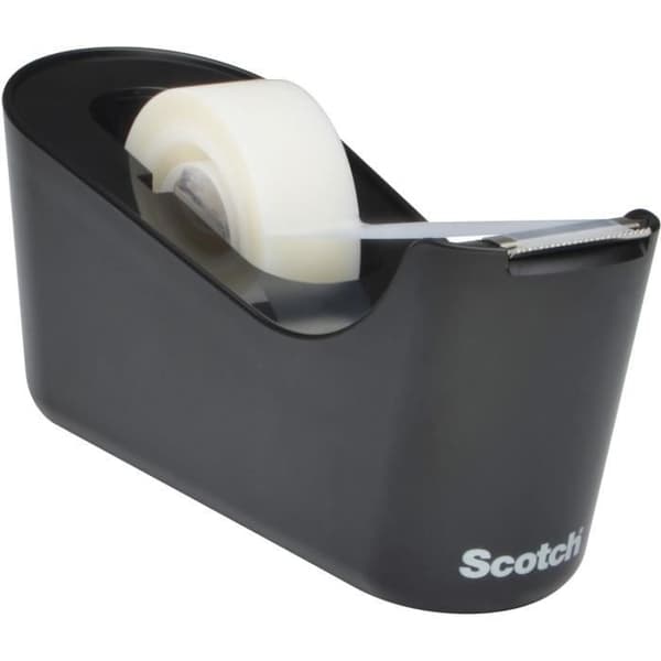 SCOTCH C18B Black Dispenser + 1 rulle Magic-tejp - 19 mm x 33 m