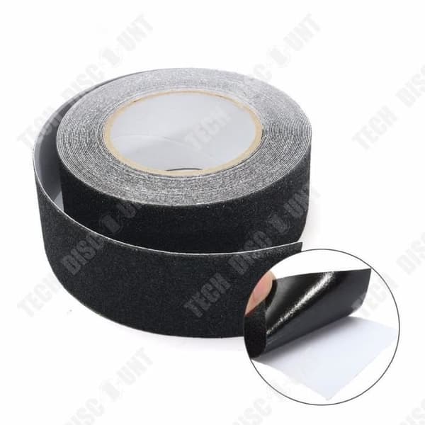 TD® Frostad Anti-Slip Tejp Svart PVC Halkfritt Halkfritt golv och trappor bredare och tjockare